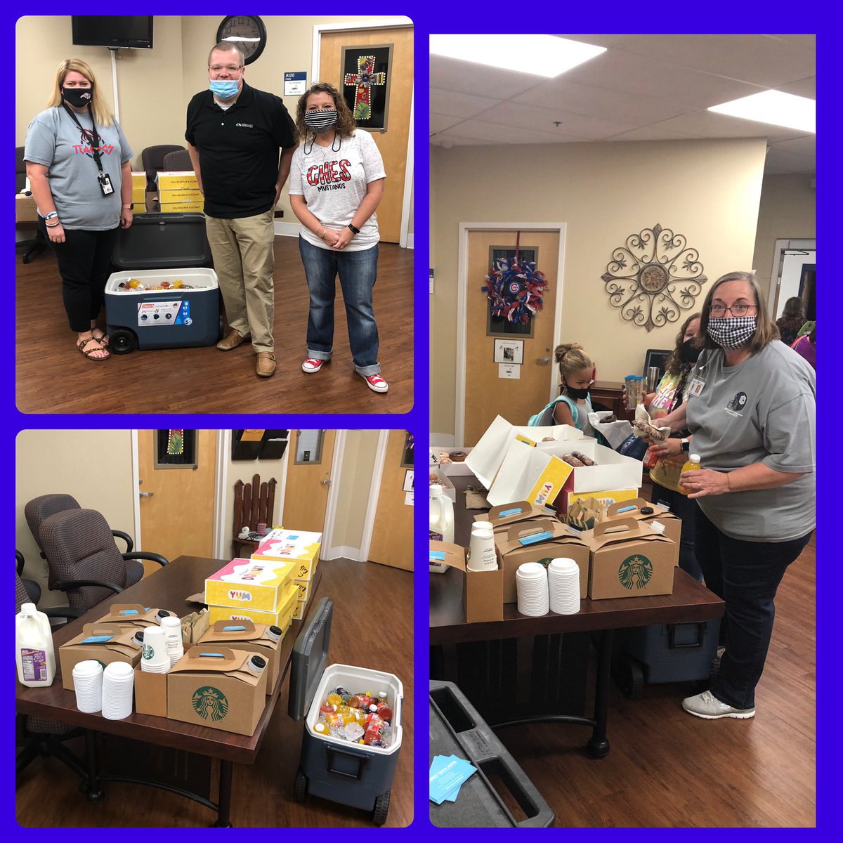 TweetDCS_CHES's tweet photo. Thanks Hope Chapel for the Starbucks breakfast this morning. We love our community! ❤️🖤 https://t.co/ZmeM10rXPm