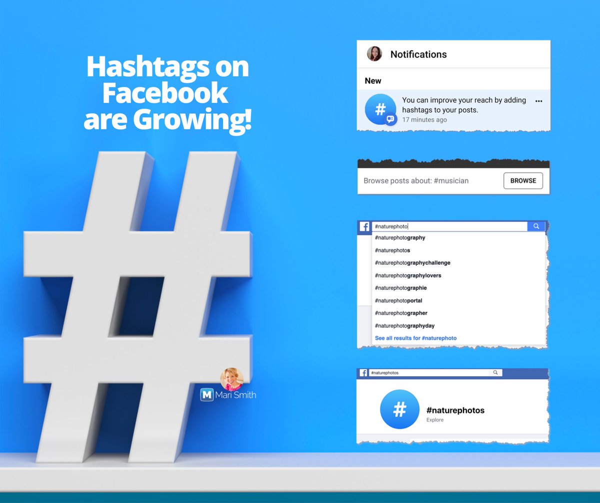 MariSmith's tweet photo. Facebook is starting to push the use of hashtags in posts to INCREASE YOUR ORGANIC REACH. Woohoo!!! #οΈβ£ π
https://t.co/StrDrVC0gc
ππ»ππ»ππ»ππ»
Check out my post on Facebook, packed with intel and tips!!
#facebookhashtags #facebookreach https://t.co/vJSgR0NEPt https://t.co/pB24pAU0cD
