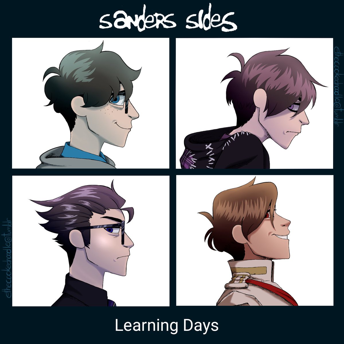 elias_noodle's tweet image. Sanders Sides in the style of Gorillaz Demon Days!! I hope you like it!
@ThomasSanders
#SandersSides #sanderssidesfanart
