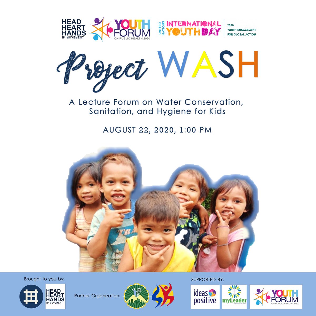 H3MovementPh's tweet photo. Today we will launch our fist project called Project WASH. 

Together with our partner organizations, Ideas Positive, Unilab Foundation, MIMAROPA Young Leaders and to all our sponsors and benefactors, we move with one aim! #YesToHealth https://t.co/kxdmmFZi6d