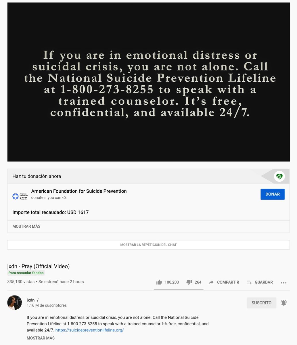 lttlsht94's tweet photo. Cuando se deja de llorar???? Diossss q estoy orgullosa, pero acepto q lo reputee x hacerme llorar tanto jsjsjsjs
Las donaciones irΓ‘n para una fundaciΓ³n estadounidense para prevenciΓ³n del suicidio.β€οΈ
#PrayMVOutNow #PrayOutNow https://t.co/VNDGeNBRsE