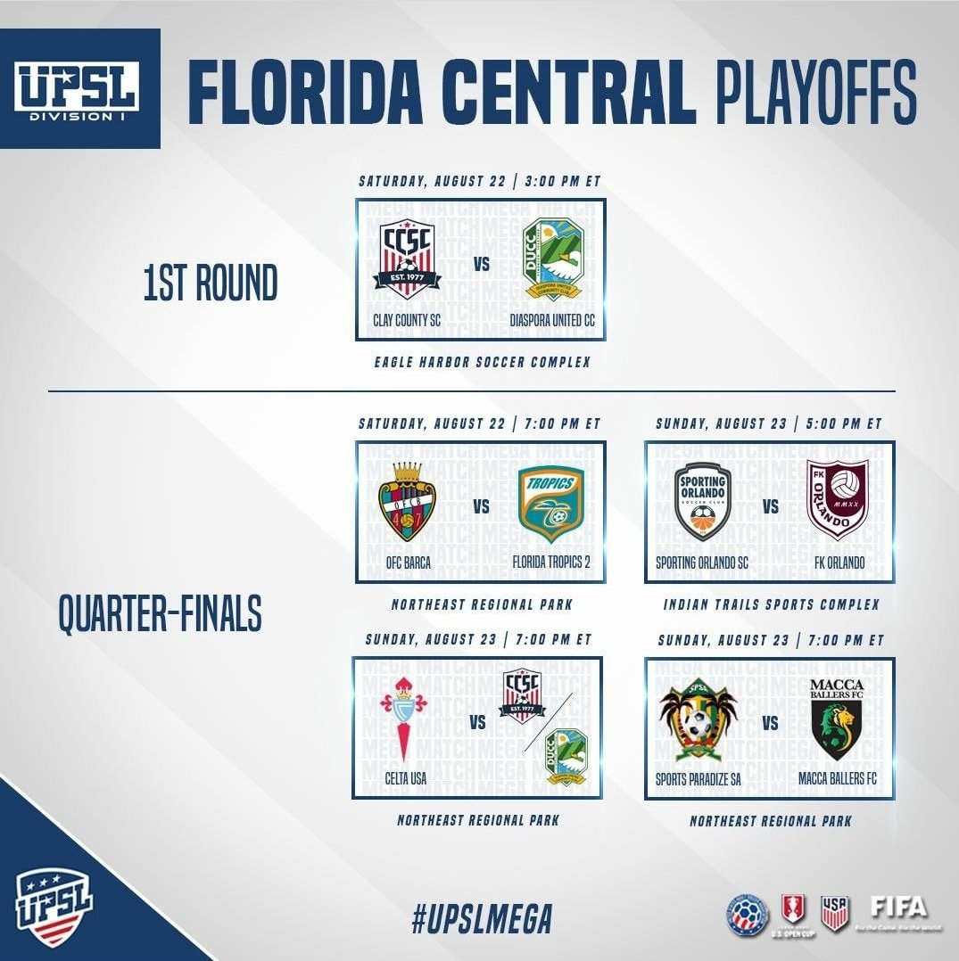 UPSLsoccer's tweet photo. Are you ready for another 🔥 weekend of ⚽️?

#UPSL #MegaMatches https://t.co/UOveUDLoiU