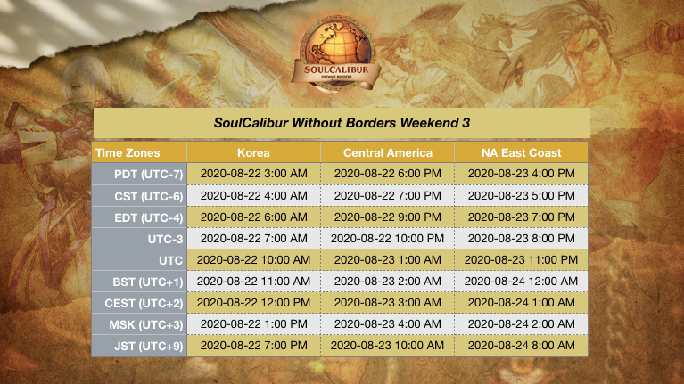SoulCalibur Without Borders tweet media