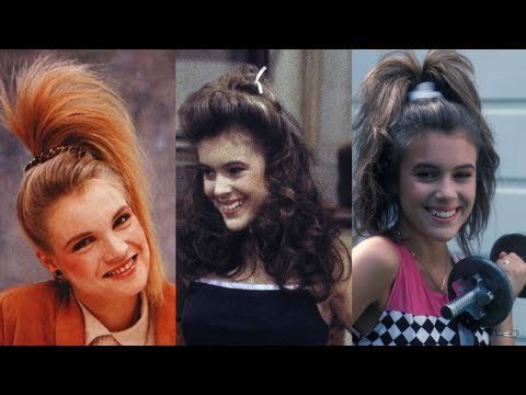 80s has VOLUME ok plus side parts/ponies and ofc scrunchies began