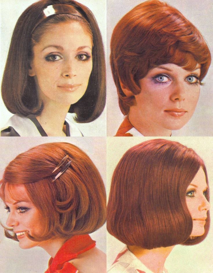 60s hair invinted the bubble flip which is in the first picture, this is already pretty popular again now