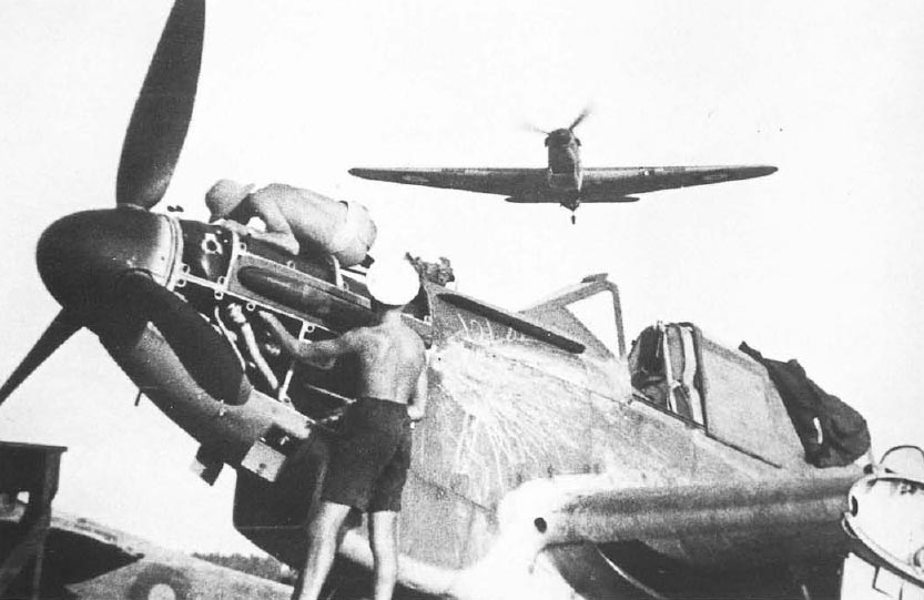 During this 1940-42 period, operations were mostly outside fighter cover. But it did face were German Me110 heavy fighters. Some operations pitched them up against Italian CR42s and RE2001s, and Me109s. The kill-to-loss ratio against single-seat fighters was 5:3