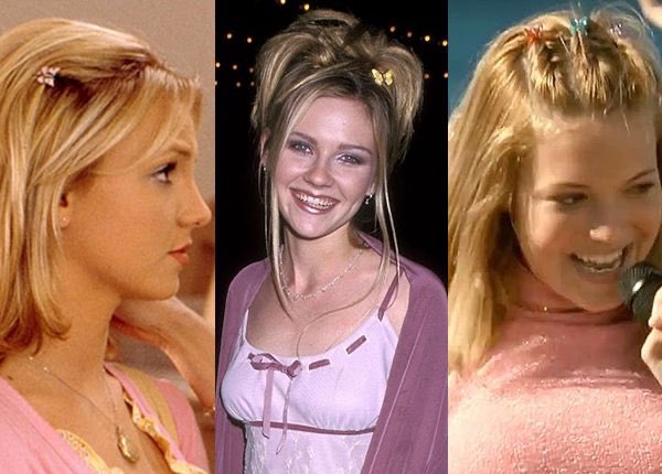 90s when butterfly clips started and a short messy cut was all I wanted as a kid bc of Rachel green and Britney Spears