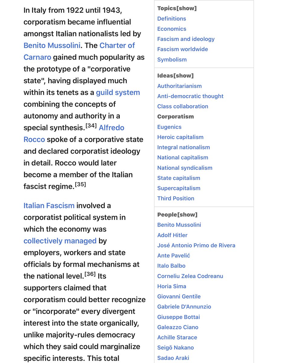  https://en.wikipedia.org/wiki/CorporatismWe all need to learn from Alberta’s history & Ontario’s and wise up to these silver tongued propagandists asking us to forget what our forbearers endured.