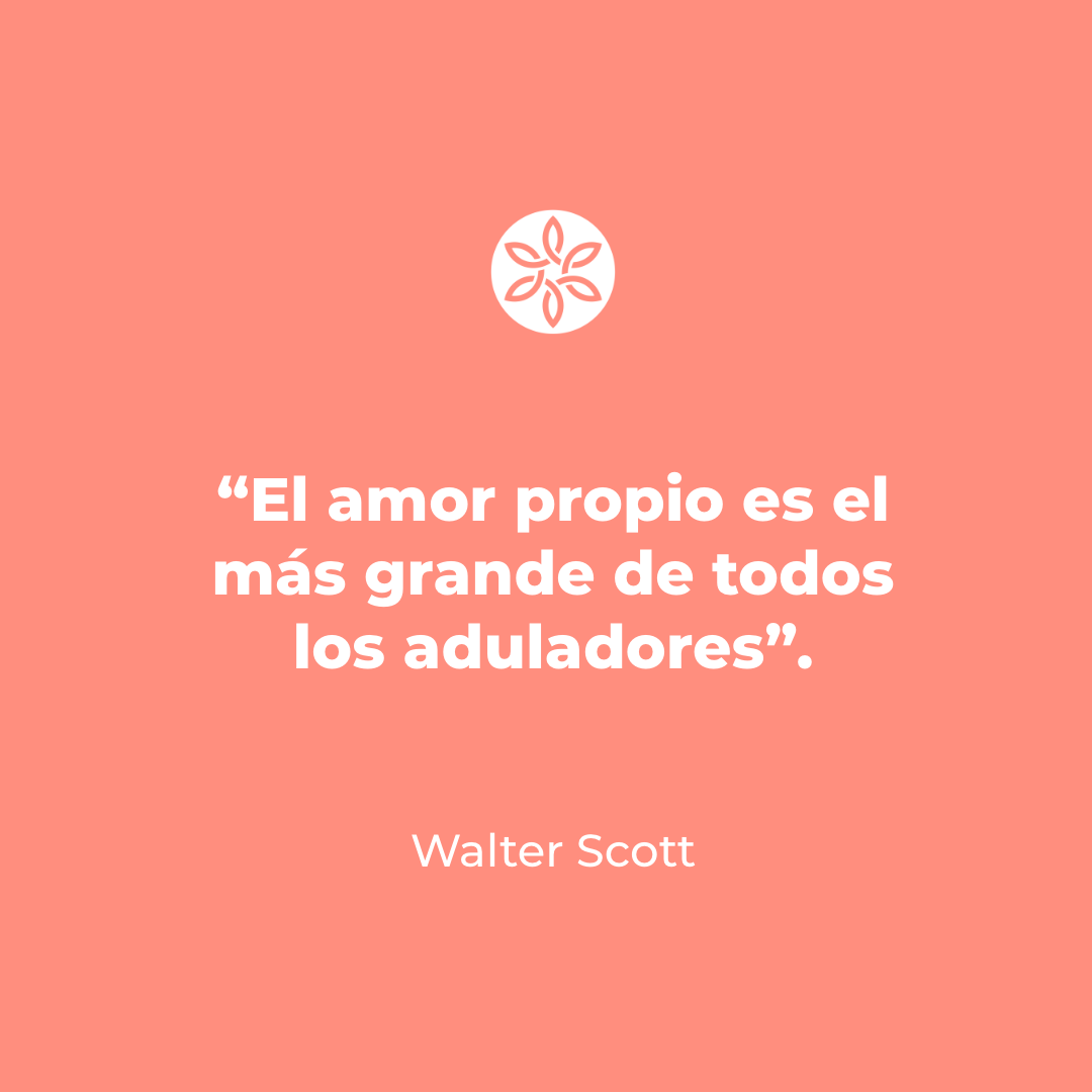 somosvloom's tweet photo. Para cerrar este viernes les dejamos esta frase del escritor escocés Walter Scott. “El amor propio es el más grande todos los aduladores”. 😱✨

¿Es así? ¿Es el amor propio el más grande de los halagos? 💡😳 https://t.co/xa0Cobn3lg