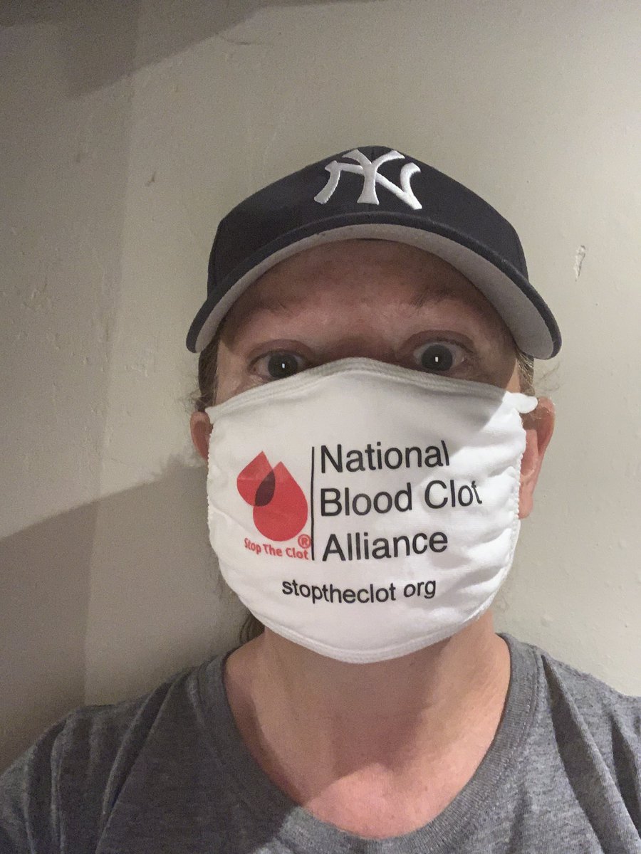 lesllake's tweet photo. #maskup #bloodclots #stoptheclot @StopTheClot #yankeesrule @BumsC2S https://t.co/evoV3uyce6