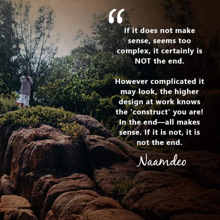 ranjansri15's tweet photo. #NaamDeo #NotTheEnd #HigherDesign #Wisdom #Spirituality #Yoga #NaamDeoQuotes
#VihangamYoga 
https://t.co/D7mfCD79lN https://t.co/5C9IwxdOPK