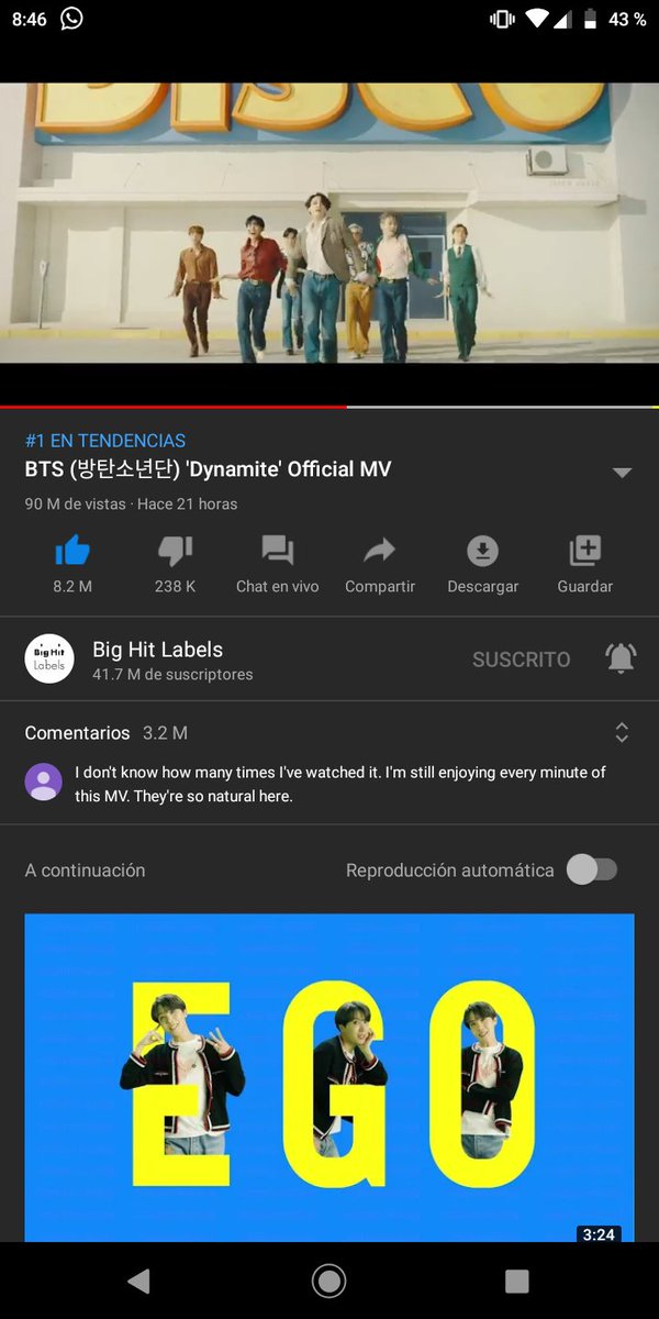 VAMOS VAMOS SI SE PUEDE #DynamiteBTS @BTS_twt 

DEMUESTREN QUE ESTAN HACIENDO STREAM!!!
@prksays @Hobibutterfly_ @btsunike08 @LSunshine18 @kookie_tete5 @Eiyfel @Sweet_Monnie_