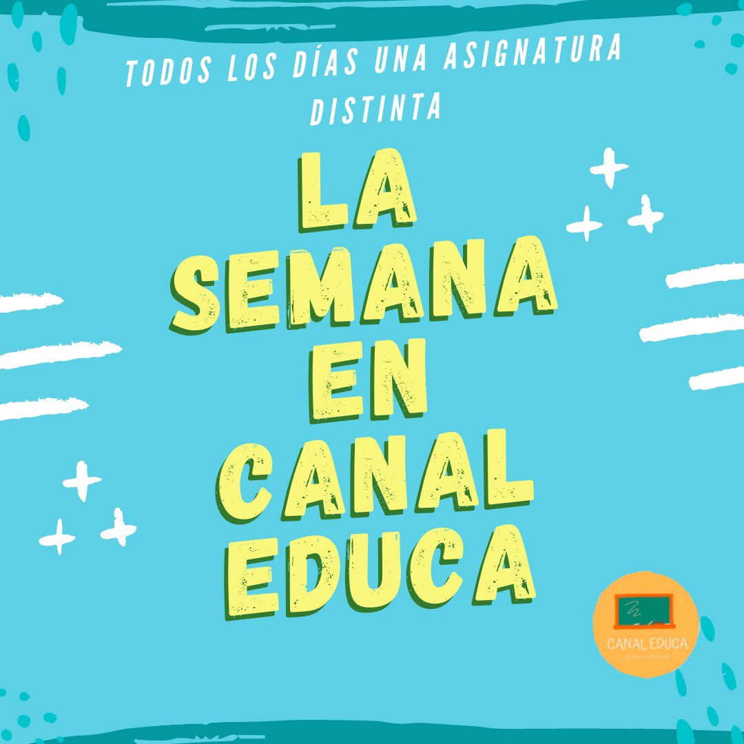canal_educa_'s tweet photo. Les presentamos nuestro nuevo calendario de publicaciones sobre tu asignaturas favoritas, ¡todos los días una asignatura distinta! https://t.co/m9jw4iDLRb