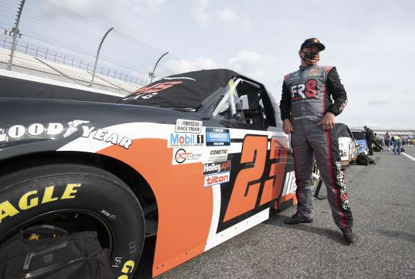 joe_srigley's tweet photo. .@Brett_Moffitt leads a season-high fifty laps today at @MonsterMile, marking the seventh consecutive race that the @GMSRacingLLC driver has led more than five laps.
#NASCAR | @NASCAR_Trucks | #KDI200 https://t.co/gVZflm1ApK