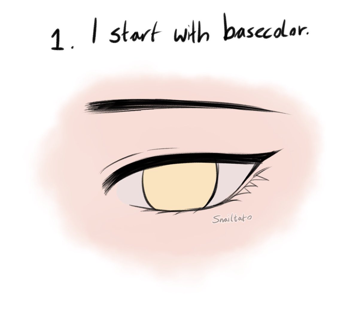 snailtato's tweet image. Eye-tutorial~! #eyetutorial #arttutorial #arttutorial #stepbystep