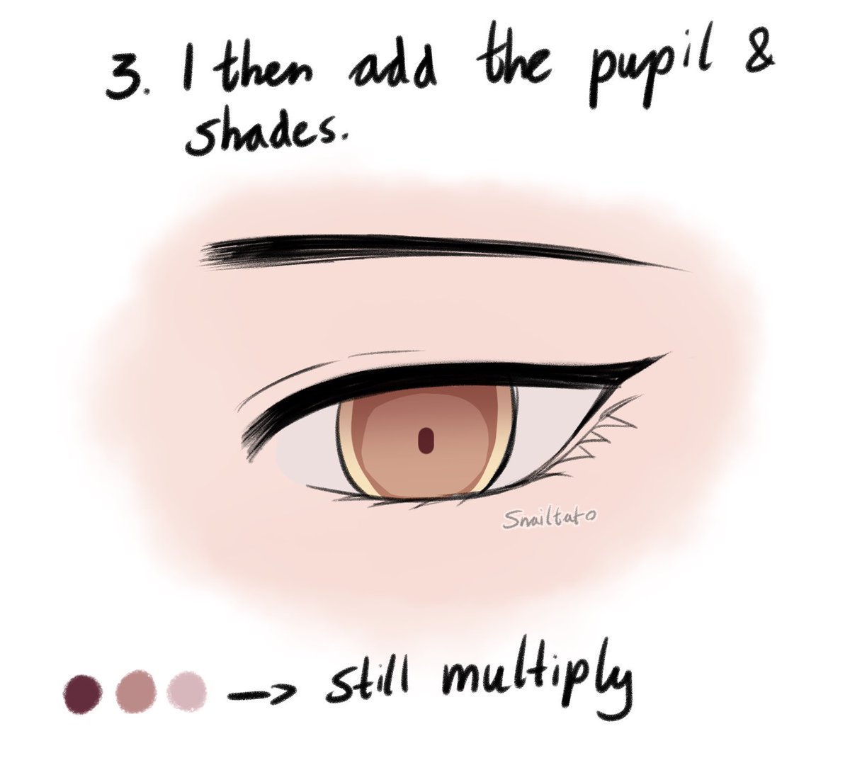 snailtato's tweet image. Eye-tutorial~! #eyetutorial #arttutorial #arttutorial #stepbystep