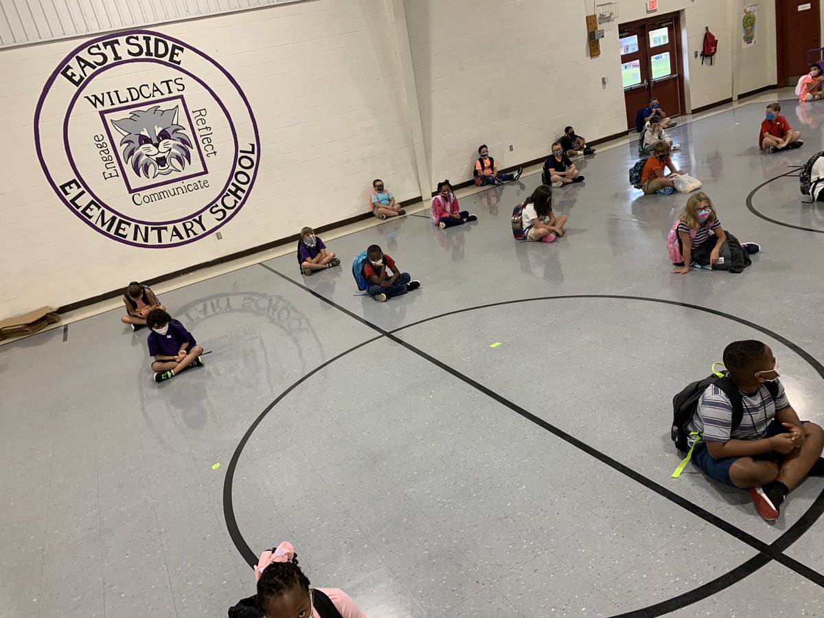 ESWildcats's tweet photo. First week back to school = SUCCESS. Students rose to the changes, safety protocols followed, wonderful start to the year. #ThisIsHaywood #WorkingThePlan #Push2Persevere https://t.co/GFr3I3oqXQ