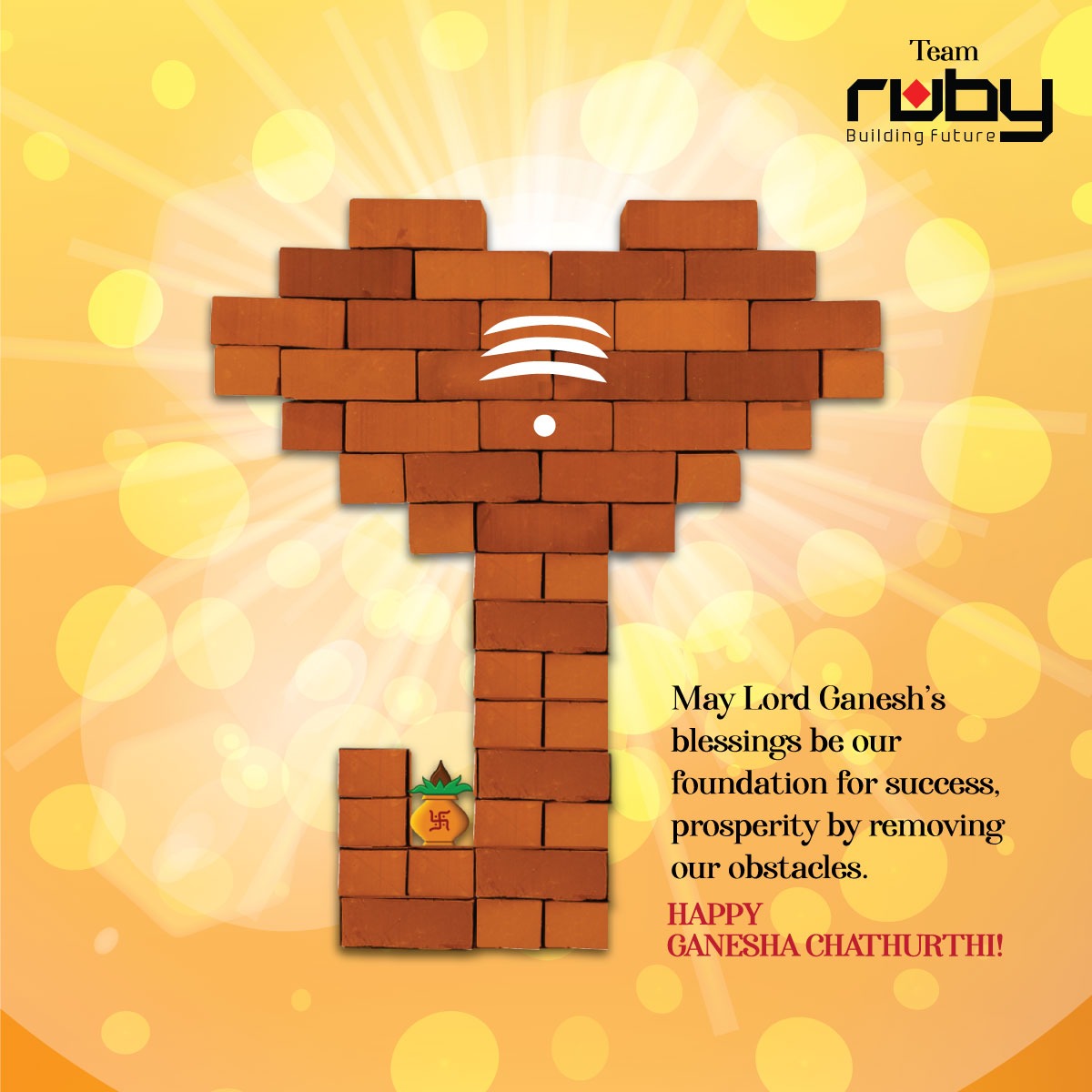Ruby_Builders's tweet photo. Ganesh chathurthi wishes from team Ruby Builders https://t.co/LTXrvO4U01