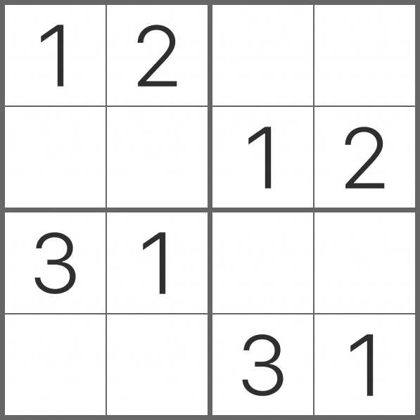 SuDoKu 4x4 (@SuDoKu_4x4) / X