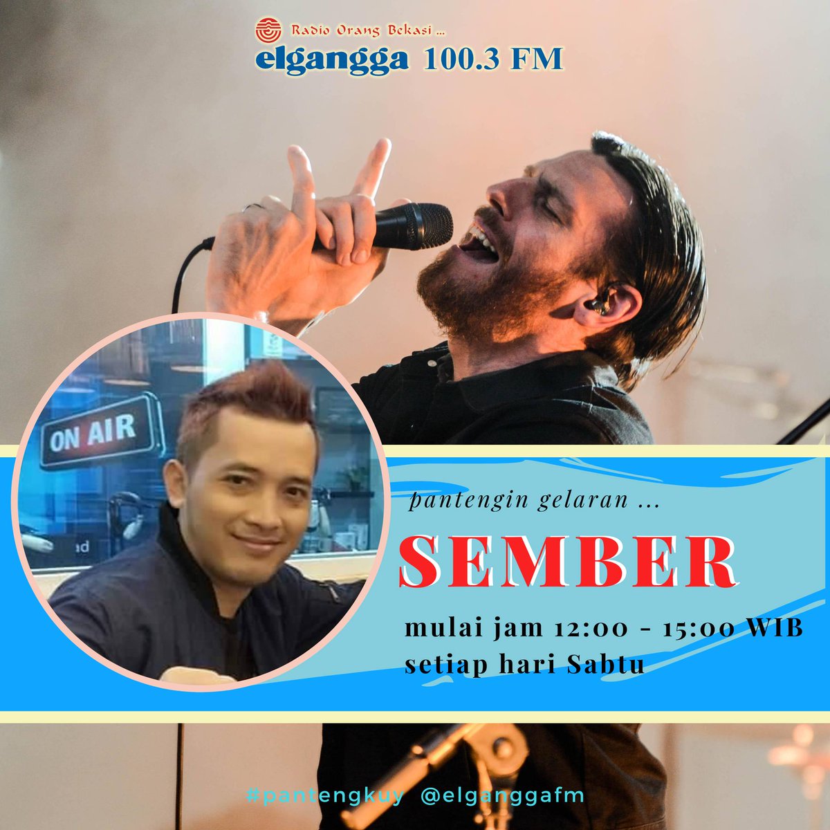 ElganggaFM's tweet photo. Yg ttp #santuy siang2 biar ga tegang pantengin aja Bang Rojali di gelaran #Sember yg mengudara dr jam 12 siang sampe 15 pas impas.
Sambil nyanyi2 hepi .............
Di #pantengkuy !! 📻
••
#DengerinRadioElgangga
#jagakesehatan
#MitraElgangga
#ElganggaFM https://t.co/uus2qqsrf1