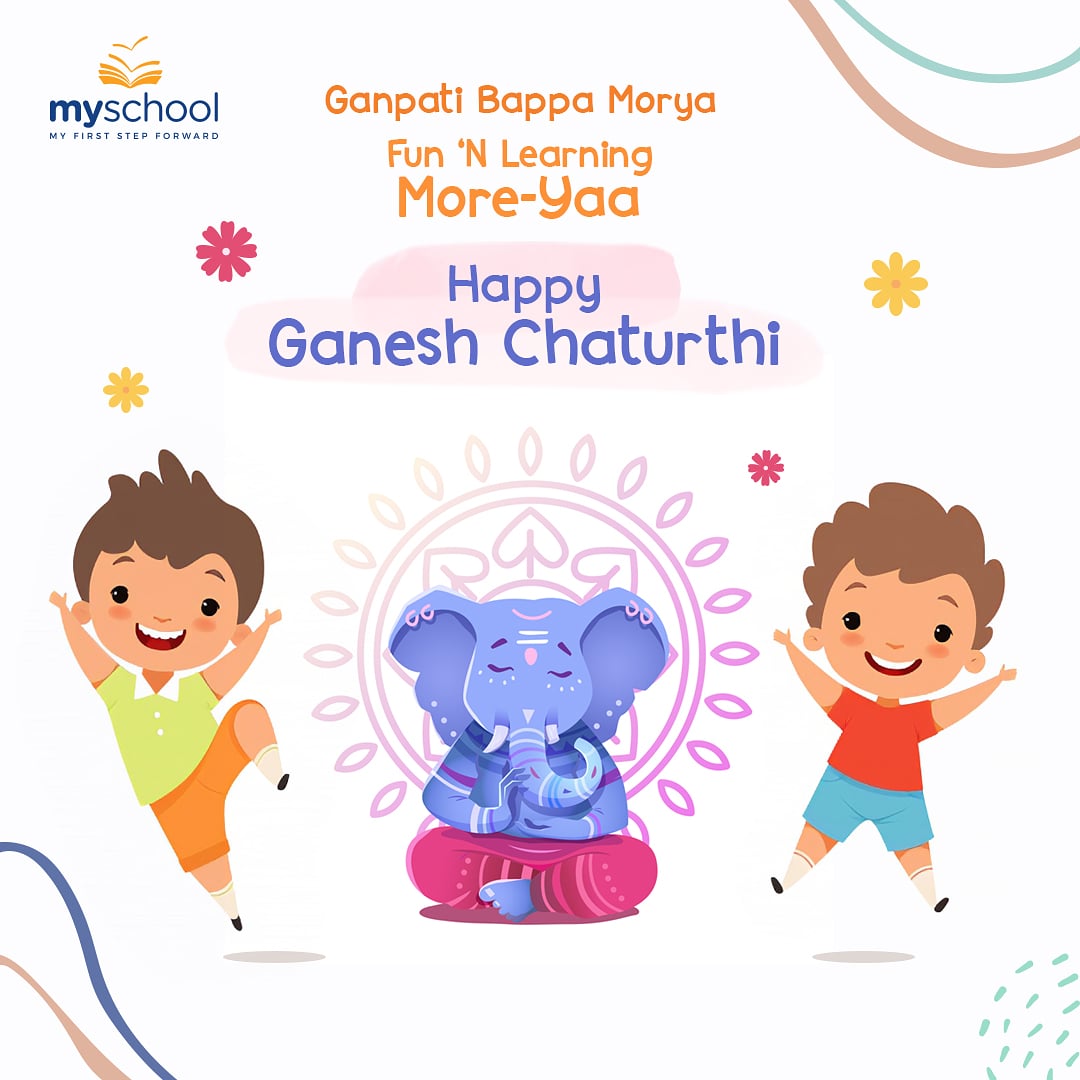 TheMySchool's tweet photo. On the auspicious occasion of #GaneshChaturthi let's move up towards better education full of Fun and Learning!

Happy Ganesh Chaturthi.

#myschool #ganeshchaturthi2020 #happyganeshchaturthi #lordganesha https://t.co/NiR7xBJ3oj