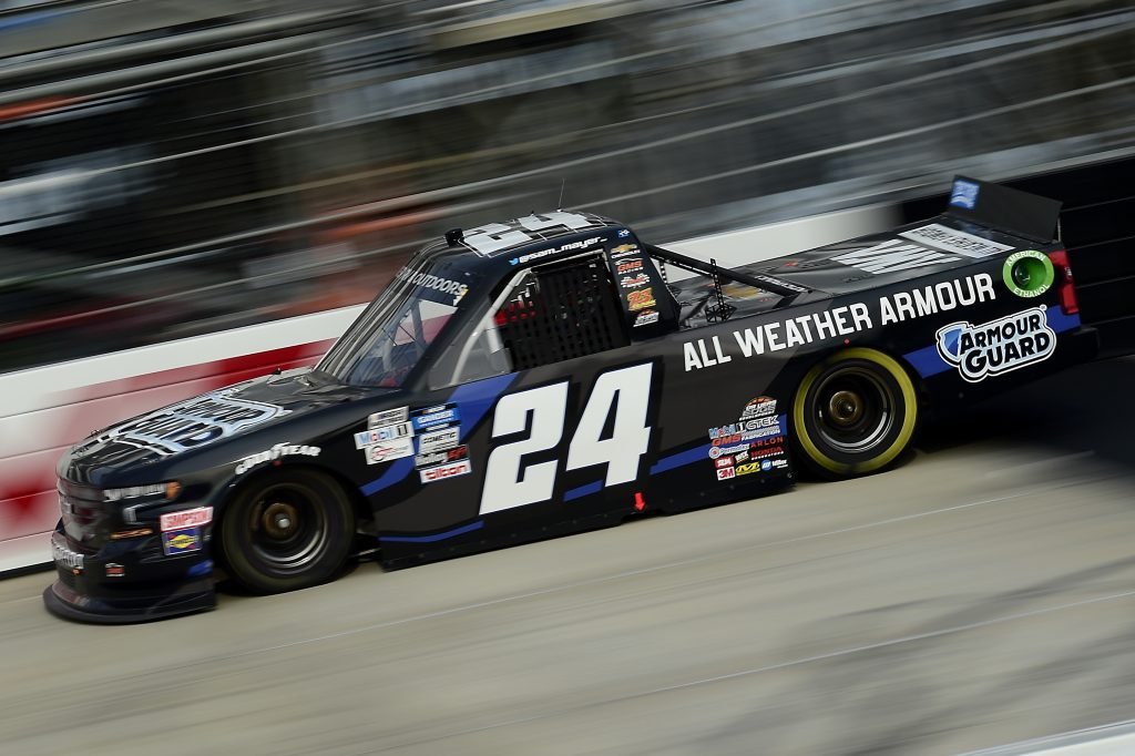 joe_srigley's tweet photo. .@CarsonHocevar (12th) and @sam_mayer_ (15th) both earned career-best finishes this afternoon at @MonsterMile.
#NASCAR | @NASCAR_Trucks | #KDI200 https://t.co/4BMWwMFEv1