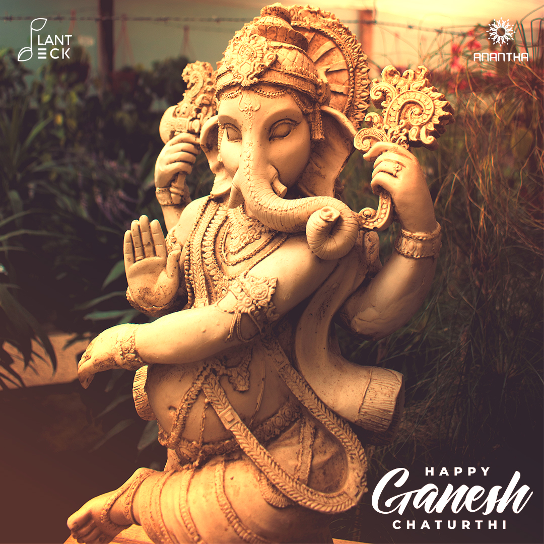 plantdeck's tweet photo. Happy Ganesh Chaturthi 2020. May his blessings remove obstacles from our lives and bring us back on the path of a clean, green, peaceful and  bountiful earth.
#PlantDeck #AnanthaEco #ganesha #ganeshchaturthi #ecoganesha #FestivalsofIndia https://t.co/ucZ57U6bhk