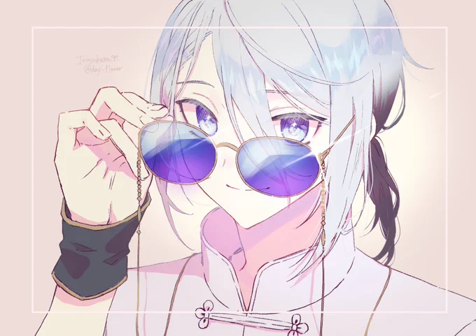 「眼鏡…?キラーンっ!」 