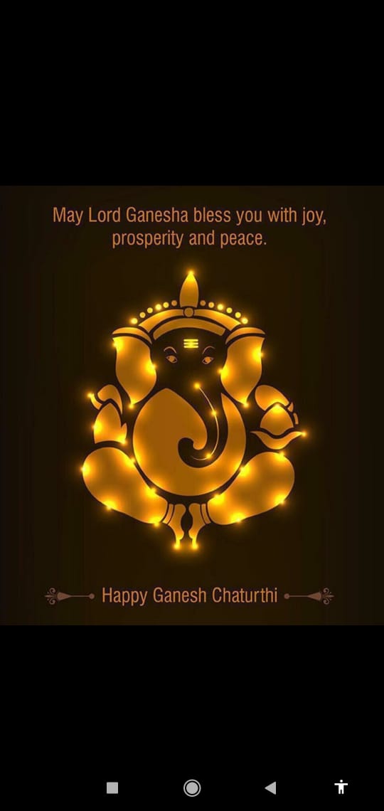 sujitkumar609's tweet image. Happy Ganesh Chaturthi 🙏