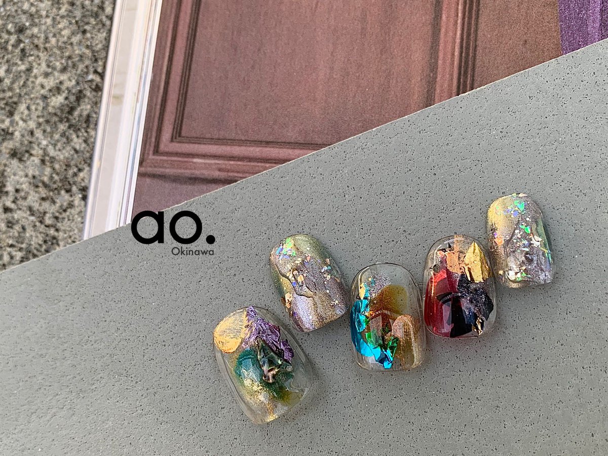 Nail Ao Okinawa Sur Twitter 80s Mirror Ball Nail Aonail Ao Naildesign Nailart Gel Gelnail Instanails ジェルネイル 沖縄ネイル 沖縄ネイル サロン 那覇ネイルサロン 個性派ネイル ちぐはぐネイル ニュアンスネイル ミラーネイル ヴィンテージネイル