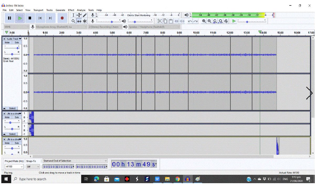 Kert89's tweet image. Hindi lang instructor, sound editor na rin #coursepack