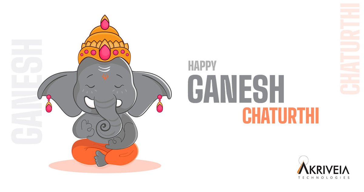 Akriveia_tech's tweet photo. #HappyGaneshChaturthi https://t.co/qySohbc9vq