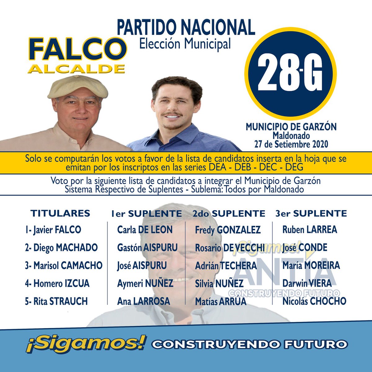 FalcoIriondo's tweet photo. #Lista28G 💪🏽

#joséignacio #garzón https://t.co/fHeyt6mDIP