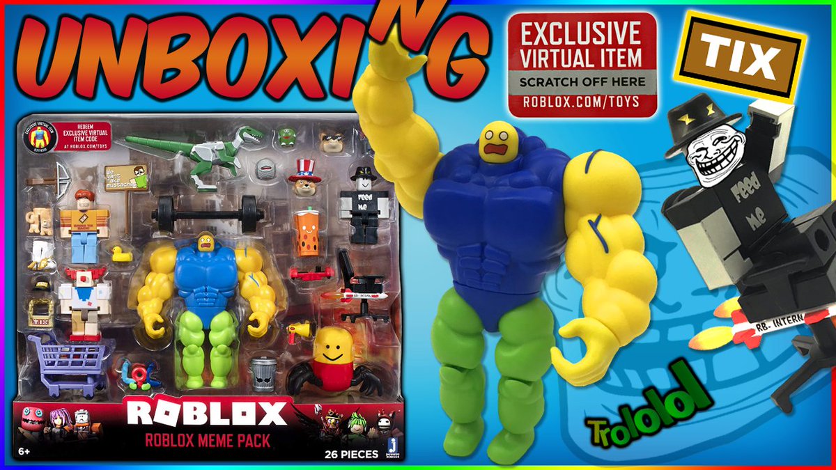 Lily в Twitter: „Here's my Meme Pack unboxing vid! LINK:  https://t.co/OQaCEzvlQO 👈🏼 #Roblox #RobloxToys @thunder1222RBLX @Jazwares  https://t.co/OZ2SXaJ1lU“ / Twitter