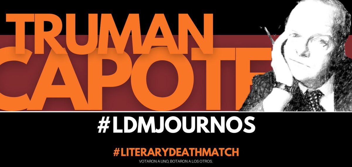 DiegoFonsecaDF's tweet photo. Estos son los ganadores (so far) de #LDMFinales en #LiteraryDeathMatch:
#LDMNovela: Dostoyevsky
#DLMEssay: Eco
#LDMShort: Borges
#LDMJournos: Capote
Lunes 24, 10:00 AM Los Angeles: finales de #LDMFilo #LDMCiencia. https://t.co/PHgsQvG7fp