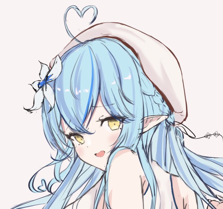 雪花ラミィちゃん描くぞ〜 