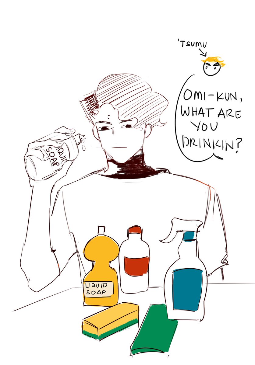 bonus omi drinking and eating cleaning materials jpeg 