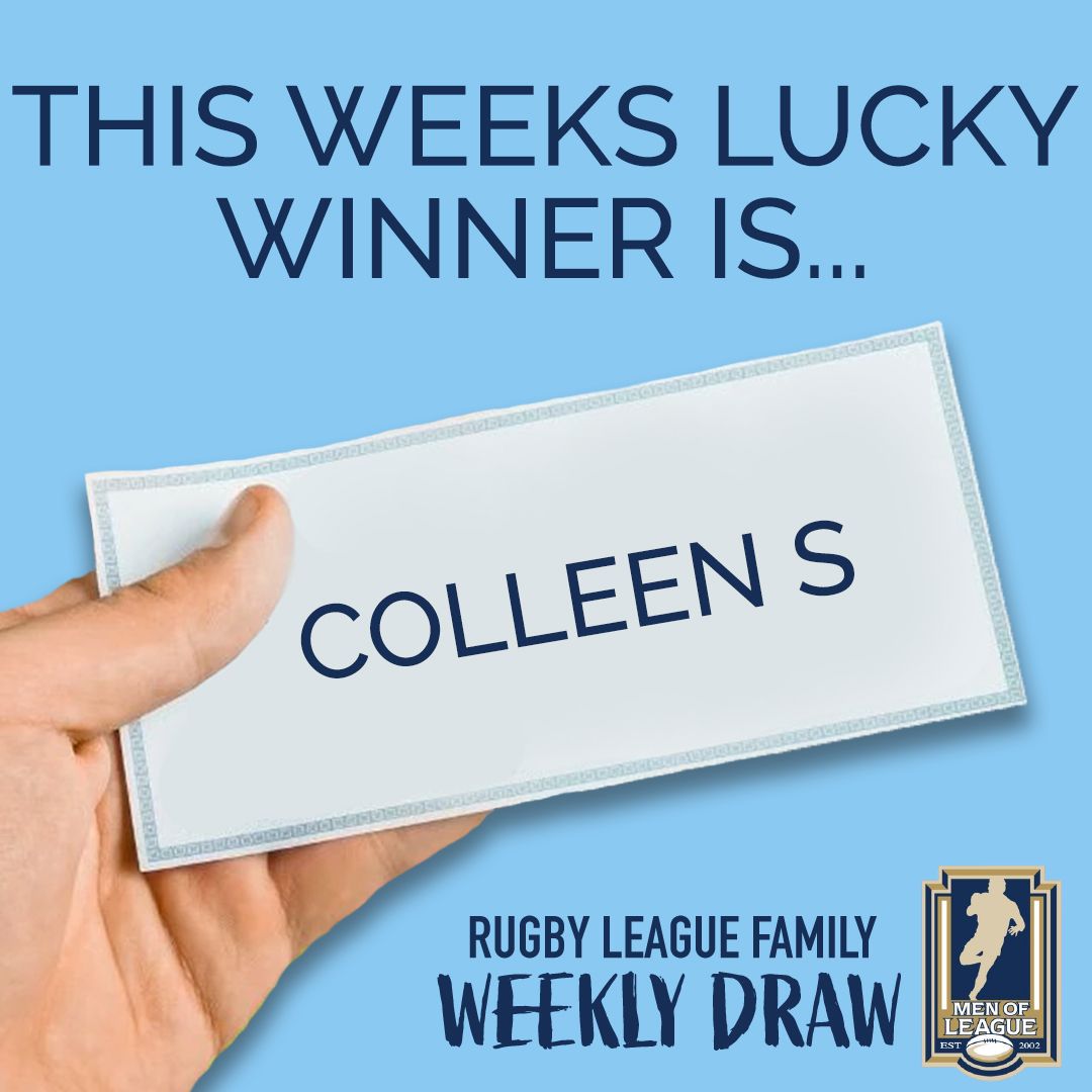 weekly_draw's tweet photo. Congratulations to our VERY FIRST winner ‘Colleen S’ who takes home this week's $2,000 cash prize! A massive thank you to everyone who has supported us this week!
To enter next week's draw, click on the following link > https://t.co/1MxE8TEDRc
#RLFamilyWeeklyDraw #NRL https://t.co/n9SnC7bIzn