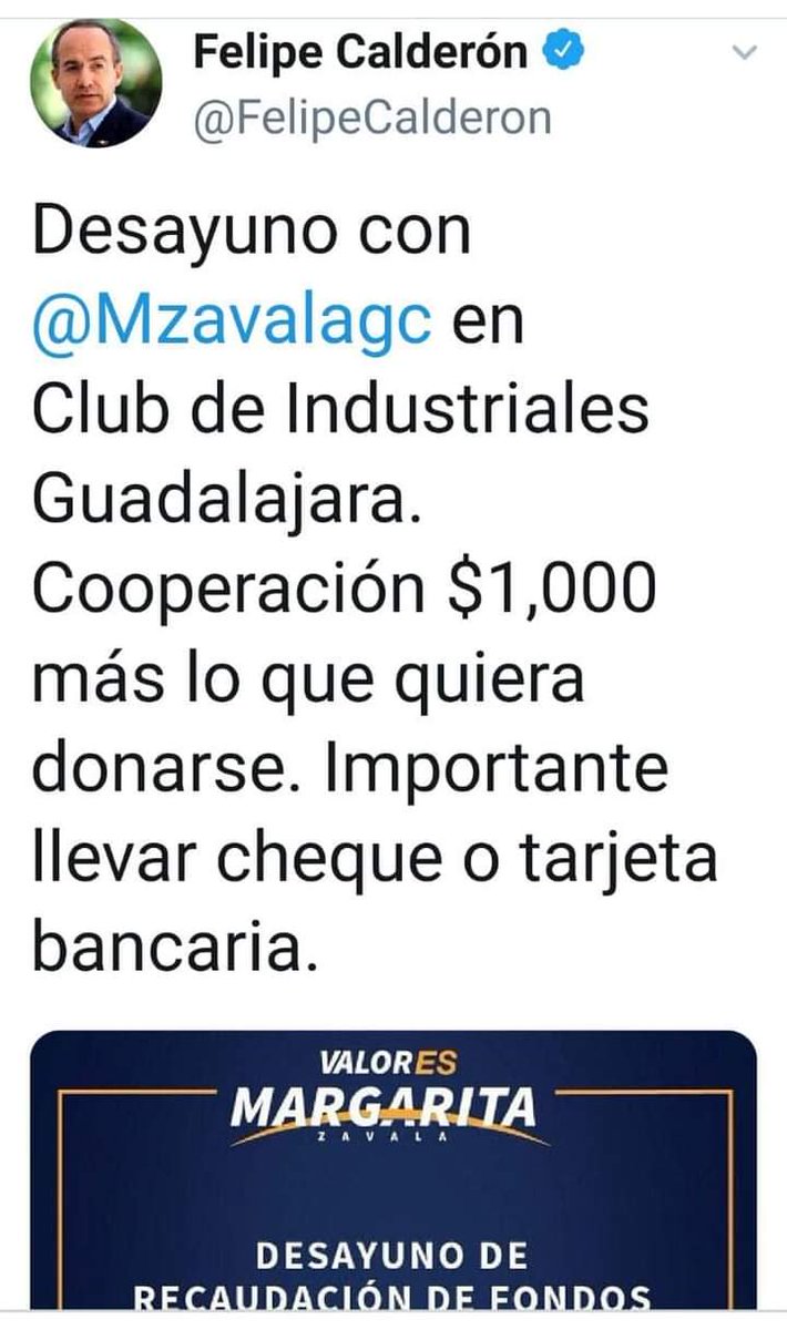 AlmaIsabelAgui1's tweet photo. @FelipeCalderon ¡Ay pero que horror! ¿cómo se atreve el hermano de Amlo a recibir dinero de particulares?
...¡ah caray!, que no es el hermano de Amlo, es FeCal...
#EnSuCaraDerechairos https://t.co/DXSaqCHXds