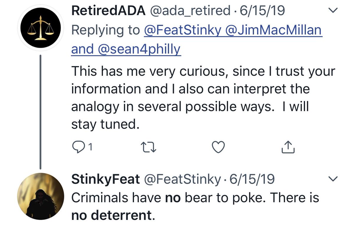 Oh, Mia Outlaw also believes in what I’ve been saying for years- there are NO CONSEQUENCES and NO DETERRENCE when the  @philadao becomes so “woke”, they release criminals en masse