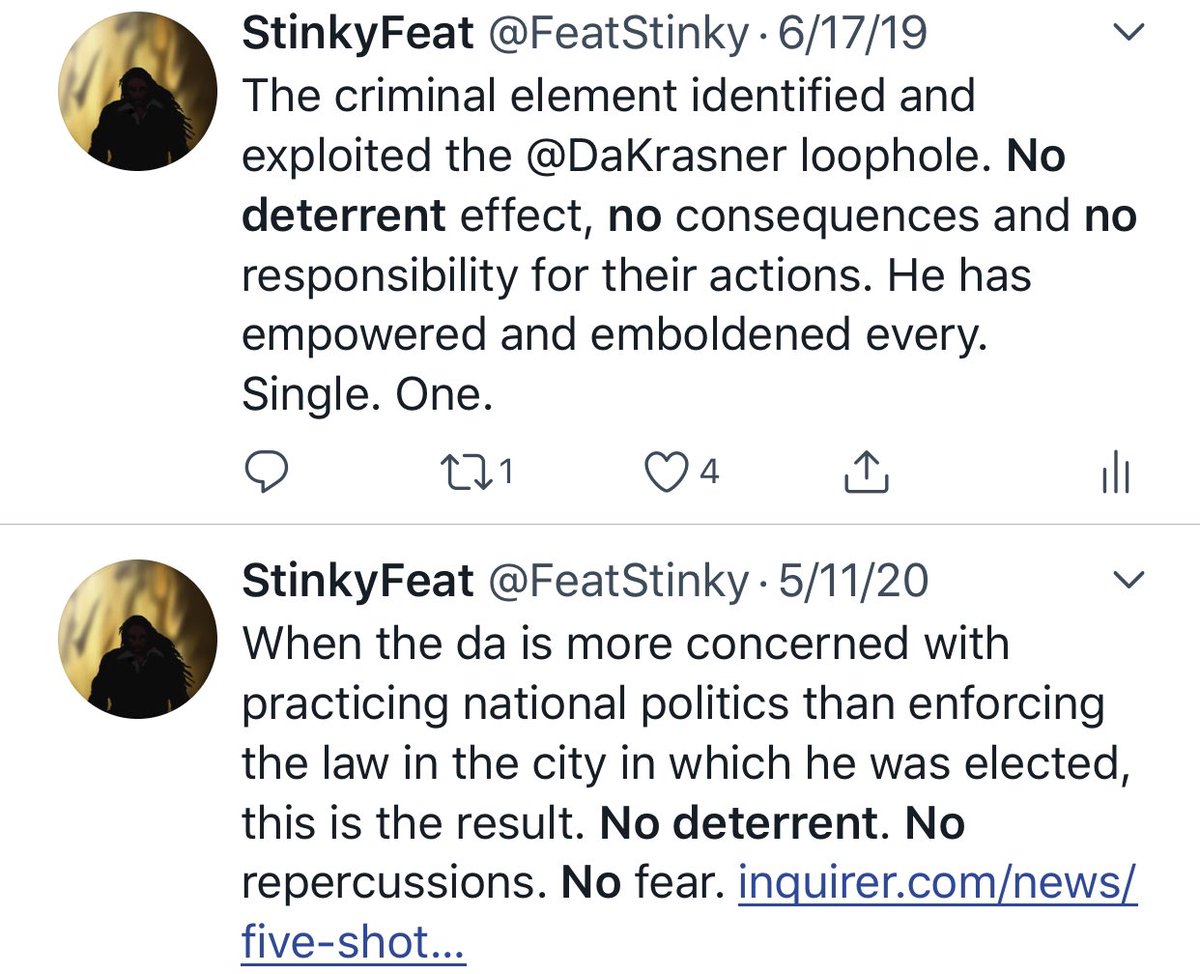 Oh, Mia Outlaw also believes in what I’ve been saying for years- there are NO CONSEQUENCES and NO DETERRENCE when the  @philadao becomes so “woke”, they release criminals en masse