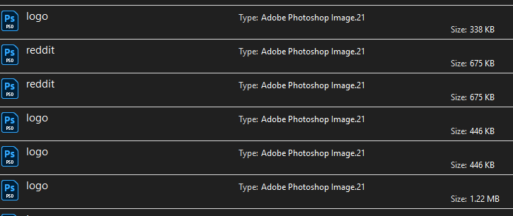 PeeWeeJedi's tweet photo. @Photoshop A lot of files have the same or similar names. https://t.co/BKjyU7aIv0
