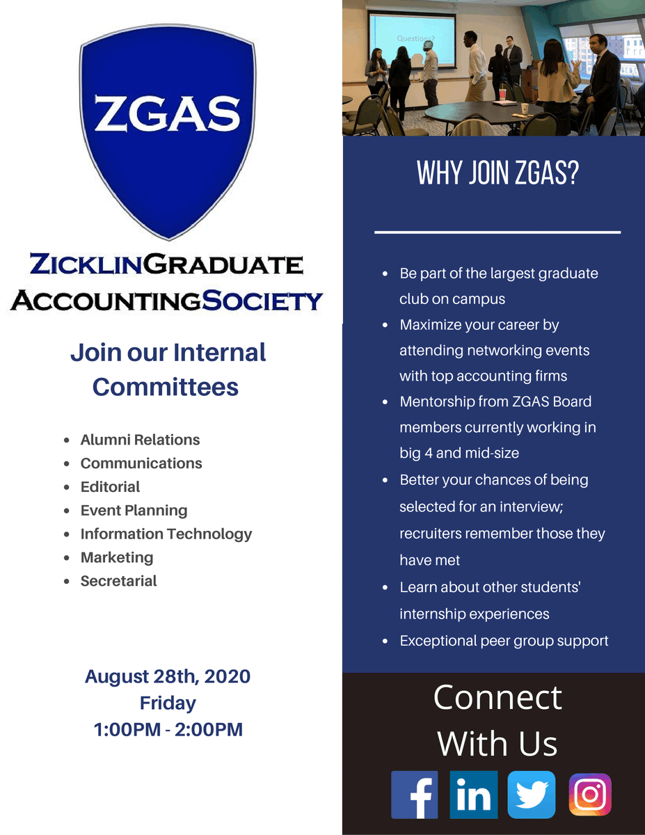 ZGAS's tweet photo. Hope to see you at some upcoming events: the Club Fair on 08/25 and our General Interest Meeting 08/28. The first is a chance to learn about campus club openings and events. The second involves info on networking events, committee openings, and mentoring opportunities with ZGAS. https://t.co/KQhvIeXr1r