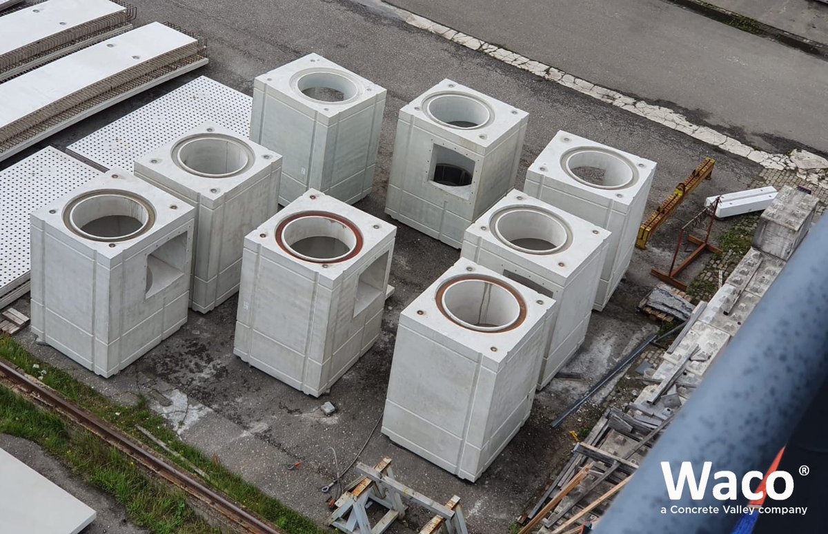Waco_CV's tweet photo. Waco is travelling the world🌏. Voor de inpoldering van een gebied in Singapore produceert Waco in opdracht van Bosman Watermanagement acht betonnen slakkenhuizen. https://t.co/gYC9YPku7V
📍Singapore https://t.co/qO71bKHCNN