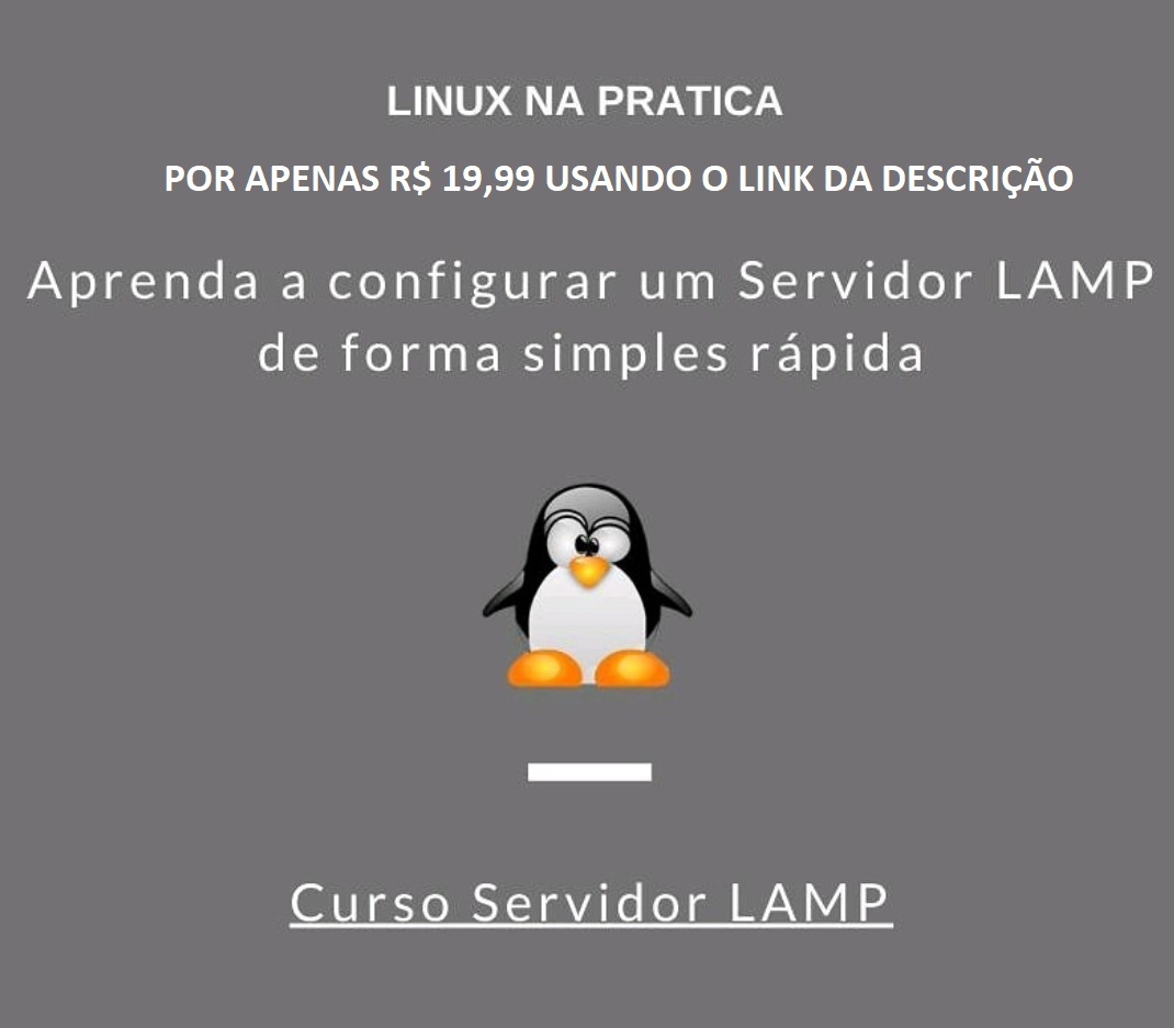 Linuxnapratica1's tweet image. Inicie sua jornada no Linux de maneira simples e pratica.

Aprenda a instalar um servidor Linux com Apache, Mariadb e PHP.

Por apenas R$ 19,99 até o dia 26/08/2020 n link:

udemy.com/course/servido…

#Linux #Apache #Mysql #udemy #PHP #lamp #VPS #vpshosting