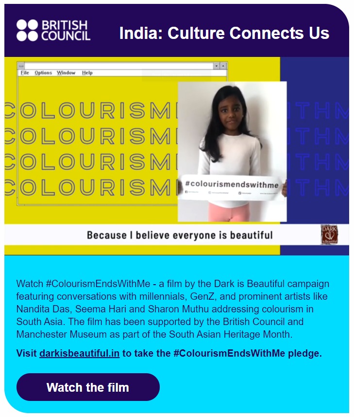 A conversation on Colourism at the South Asian Heritage Month of the British Council and the Manchester Museum, UK. Watch the film youtu.be/LTfSdqXdTjo #colourismendswithme #britishcouncil #manchestermuseum #sahm #darkisbeautiful #womenofworthindia #nanditadas #sharonmuthu