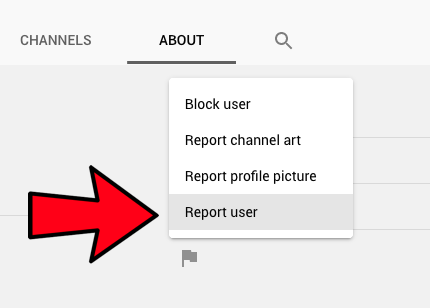  Please use this new way to report the video1. Use this link to go to the channel https://www.youtube.com/channel/UClE2hKVqycauBKmXwawizEg/about2. Click on the flag & choose "report user"3. Choose "Harassment & cyberbullying" option4. Tick Joy's video5. Explain that the video is spreading malicious hate