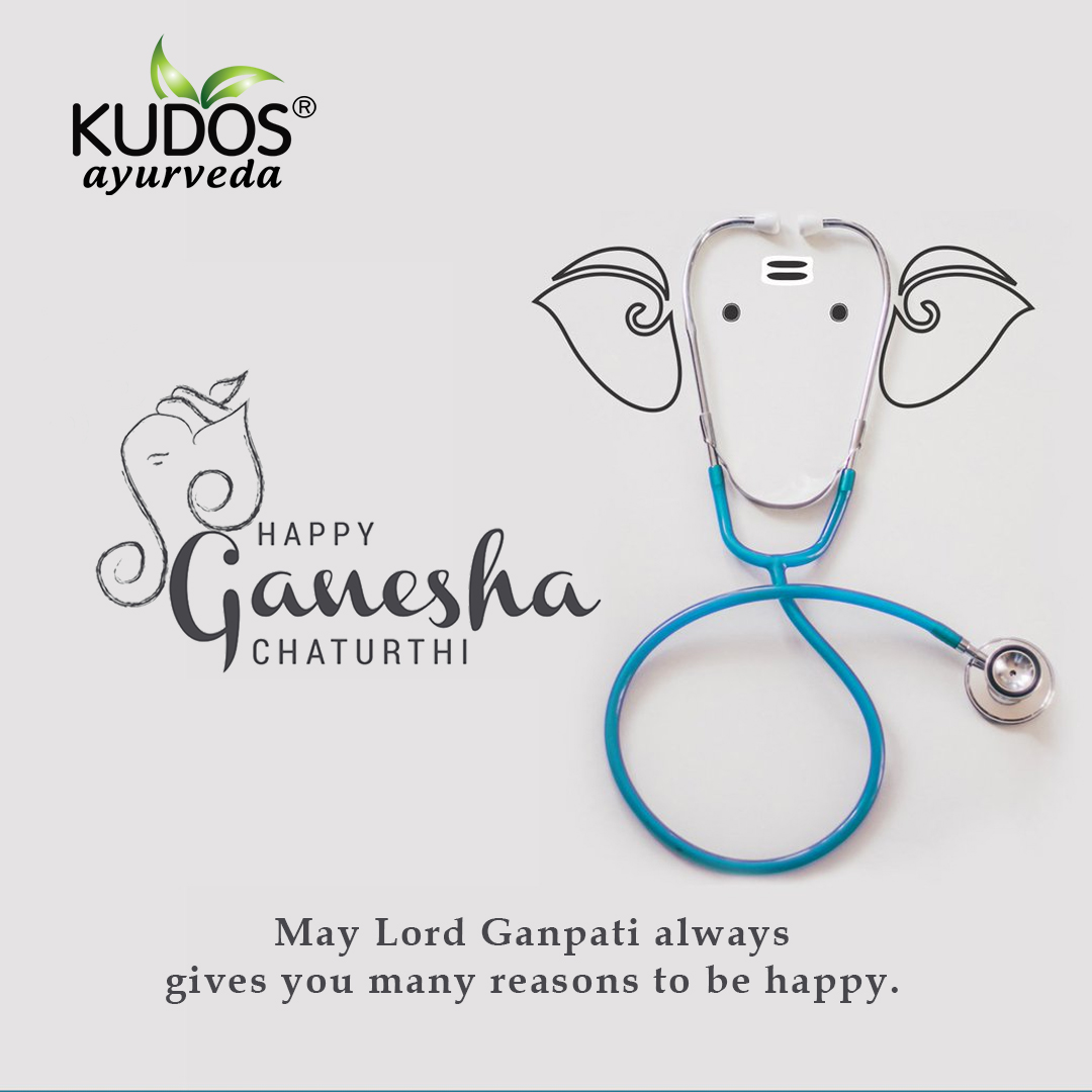 Happy Ganesh Chaturthi. 
Ganpati Bappa Morya :)
#indianbrand #indianfestival #ganpatiblessings #ganeshchaturthi #kudosayurveda #100yearsofexperience