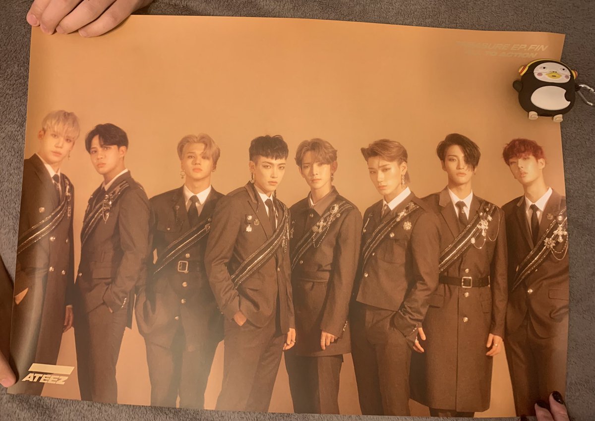 WTS ATEEZ wonderland posters  $10 each (shipping included) US only will be mailed folded @kpopthriftshop  @ateezthriftshop  @atzthriftshopUS