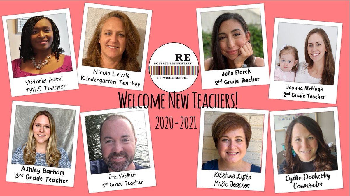 REworldschool's tweet photo. We are very excited to have these wonderful educators join our Roberts Family! Welcome aboard! @TeamHISD https://t.co/W1ulRCw2rl